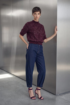 Join Us Barrel Fit Lacivert Jean