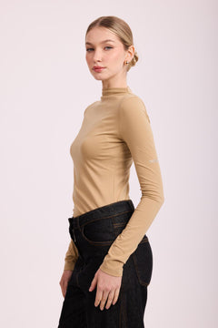 Missemramiss Kol Taşlı Body Bej