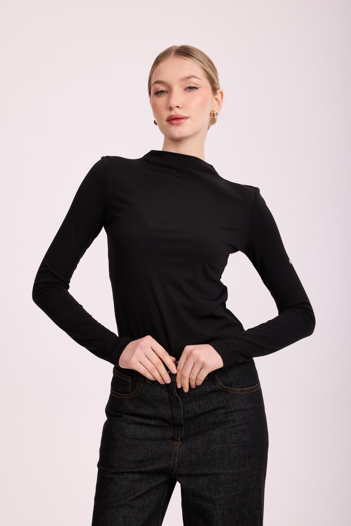 Kol Taşlı Body Siyah