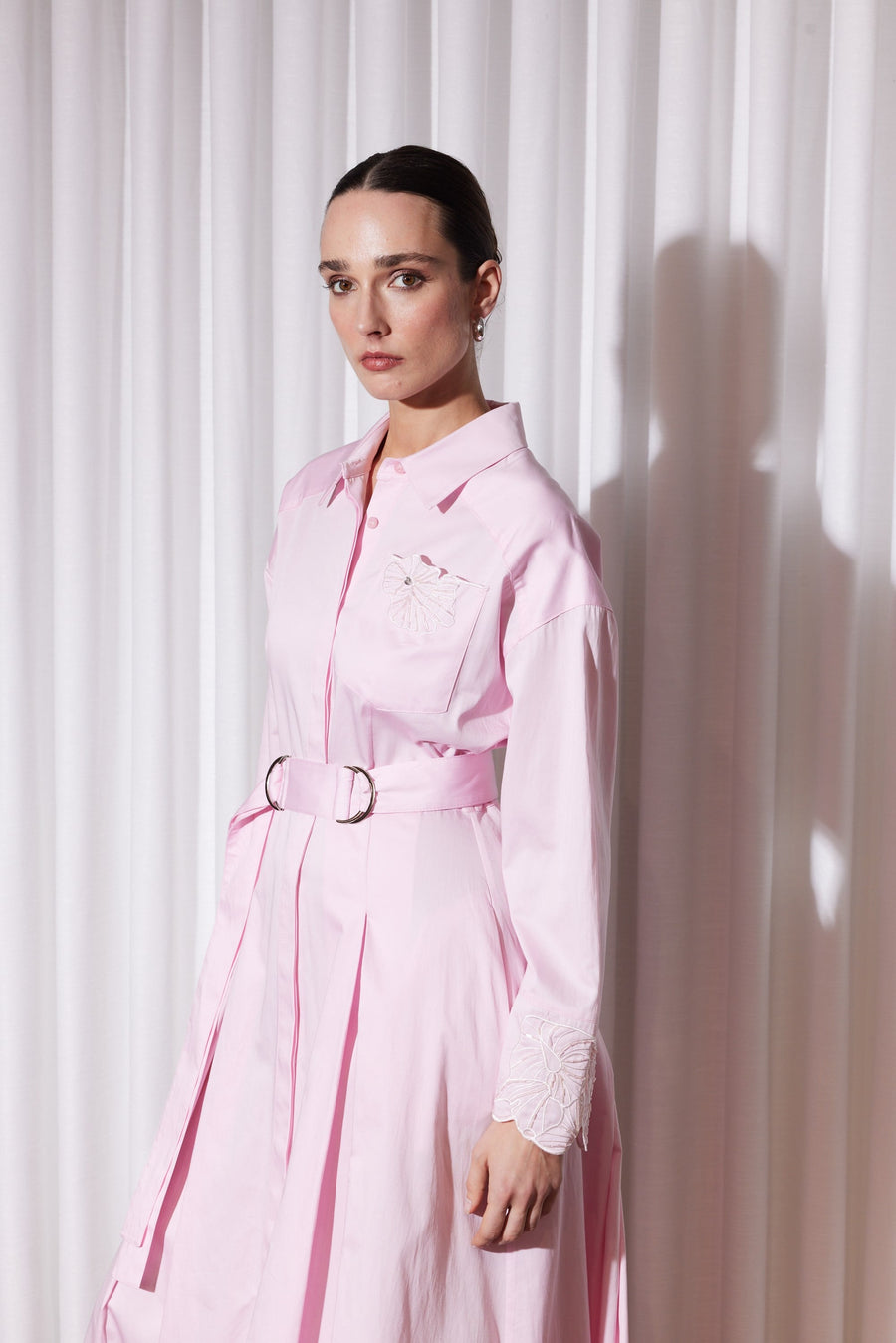 Missemramiss Perla Cotton Elbise Pembe