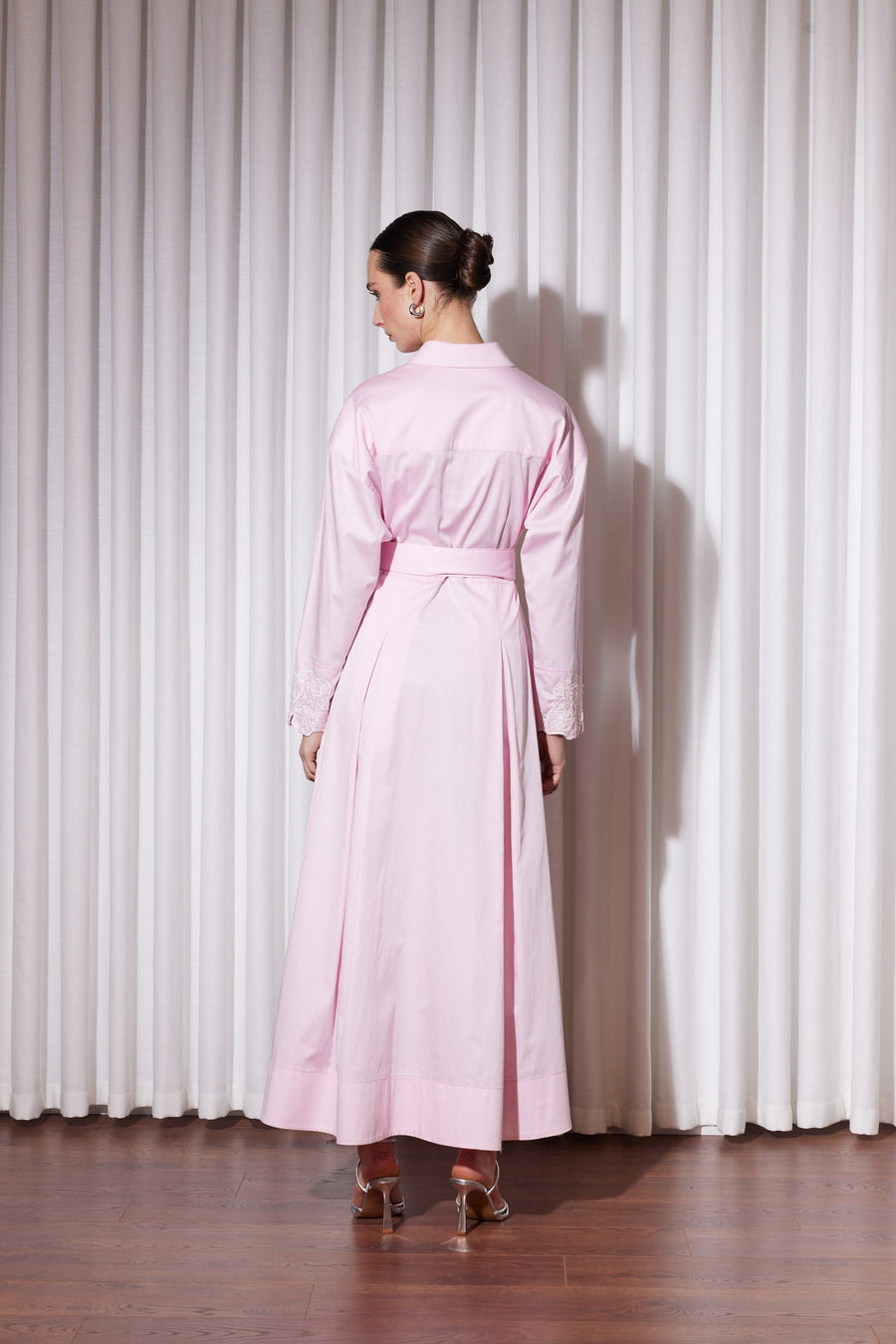 Missemramiss Perla Cotton Elbise Pembe