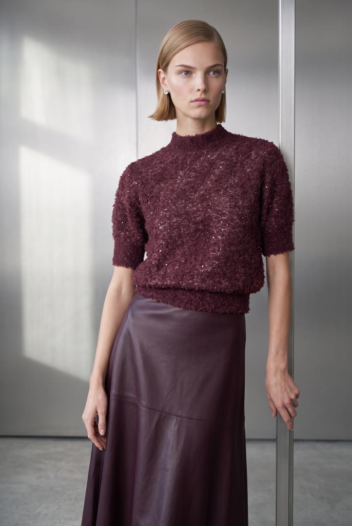 Joınus 2627w025610 Yumuşak Bordo Kazak